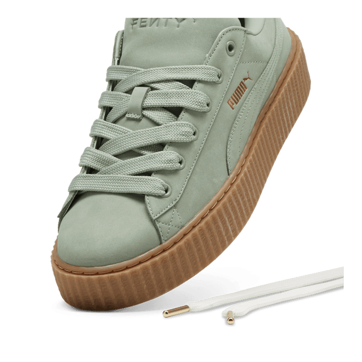 Puma Creeper Phatty Nubuck Fenty Green Fog Angle 2