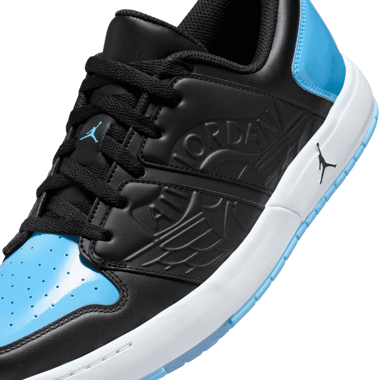 Air Jordan Nu Retro 1 Low Patent UNC Angle 4