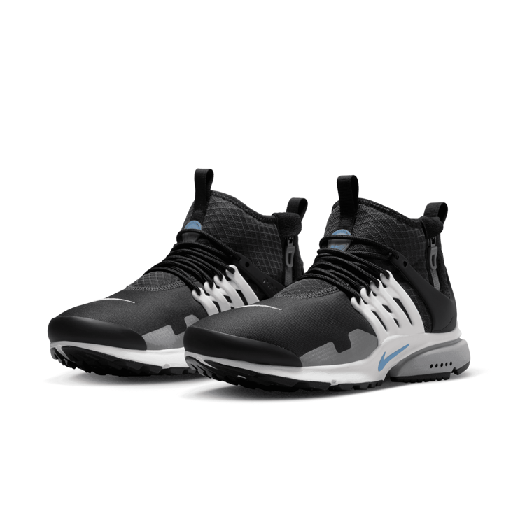 Nike Air Presto Mid Utility Anthracite University Blue Angle 3