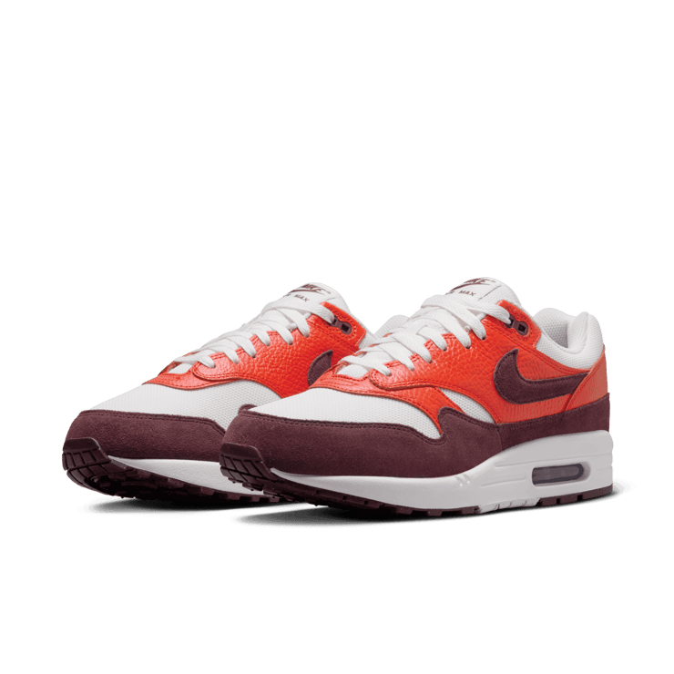 Nike Air Max 1 Burgundy Crush Picante Red Angle 3