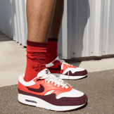 Nike Air Max 1 Burgundy Crush Picante Red Angle 7