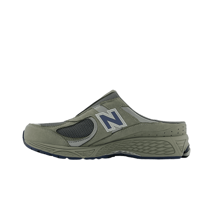 New Balance 2002R Mule Dark Grey Navy Angle 0