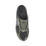 New Balance 2002R Mule Dark Grey Navy Angle 1