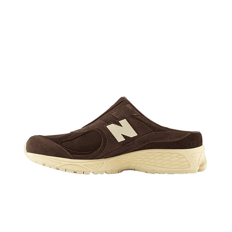 New Balance 2002R Mule Brown Corduroy Angle 0