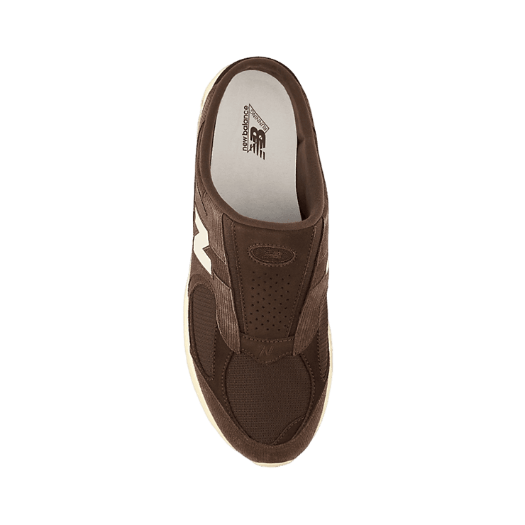 New Balance 2002R Mule Brown Corduroy Angle 1