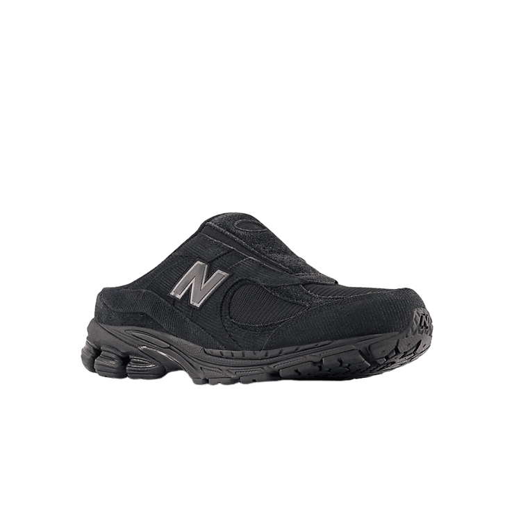 New Balance 2002R Mule Black Corduroy Angle 2