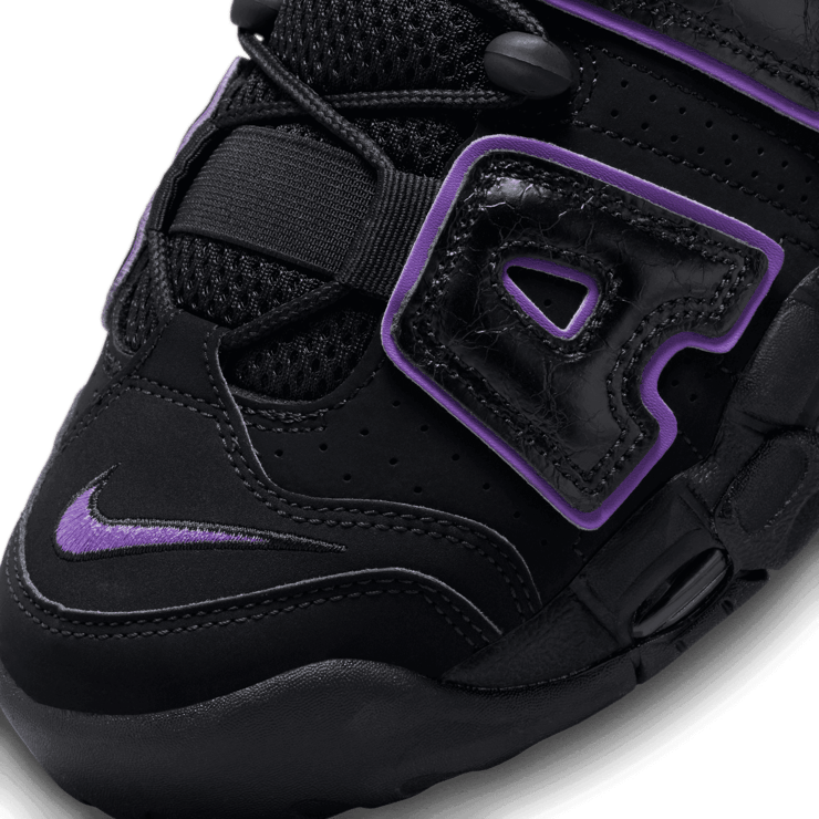 Nike Air More Uptempo Black Action Grape Angle 4