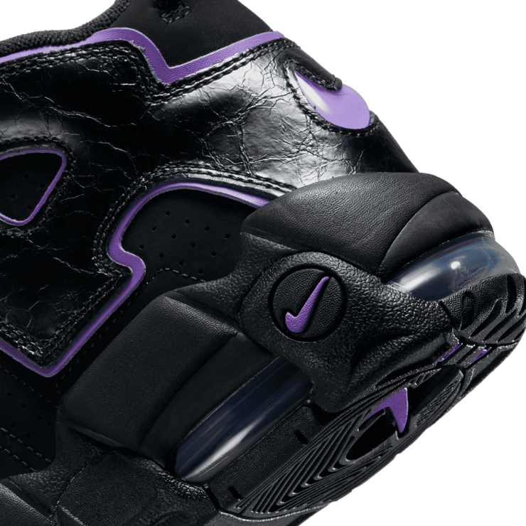 Nike Air More Uptempo Black Action Grape Angle 5