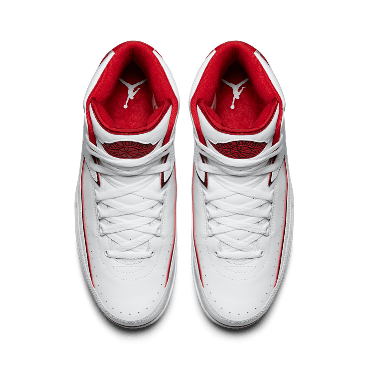 Air Jordan 2 Retro White Red (2014) Angle 1