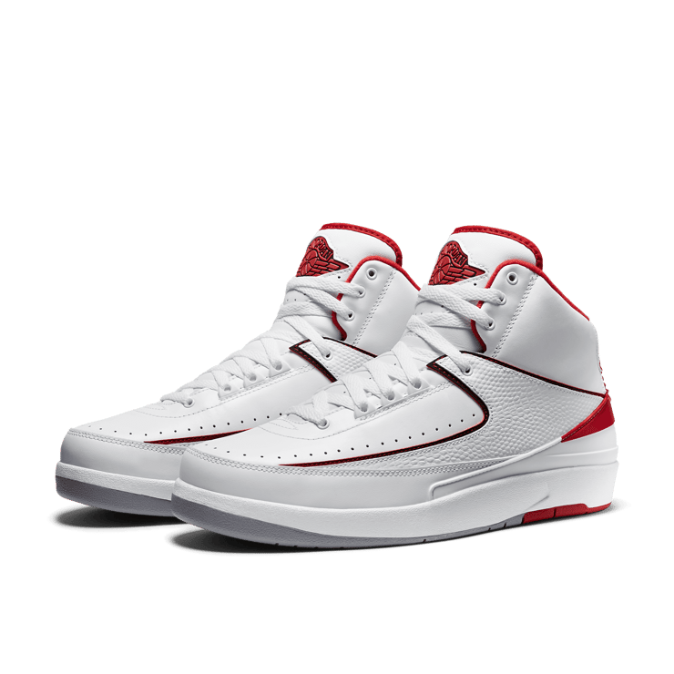 Air Jordan 2 Retro White Red (2014) Angle 2