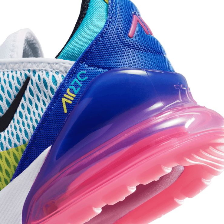 Nike Air Max 270 'White Royal Pink' (PS) Angle 6