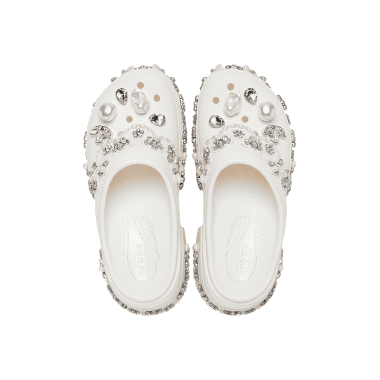 Crocs Siren Simone Rocha White (W) Angle 1