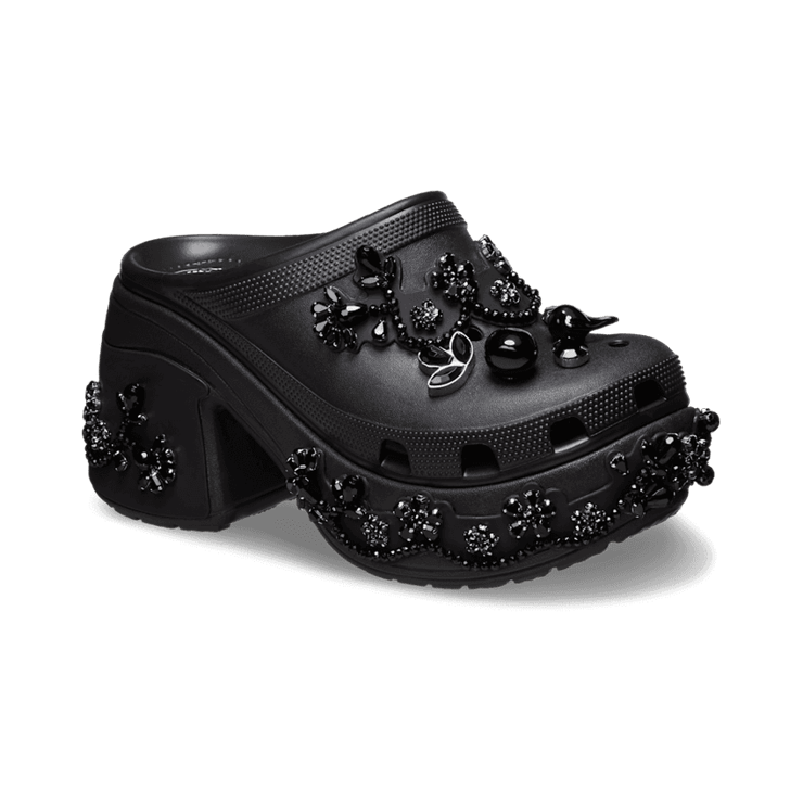 Crocs Siren Simone Rocha Black (W) Angle 3