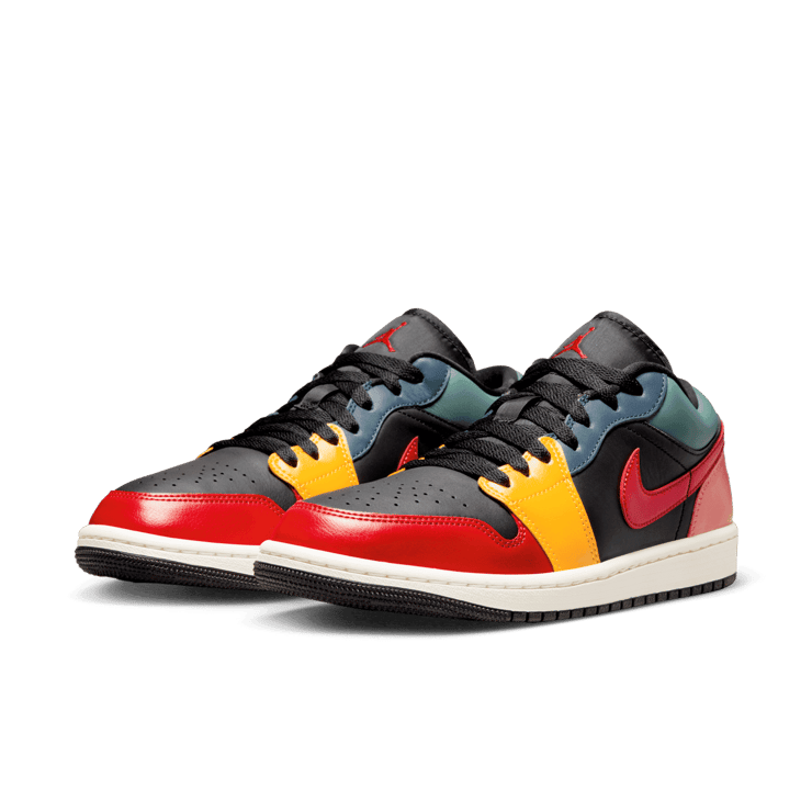 Jordan 1 Low SE Black Multi-Color (W) Angle 2