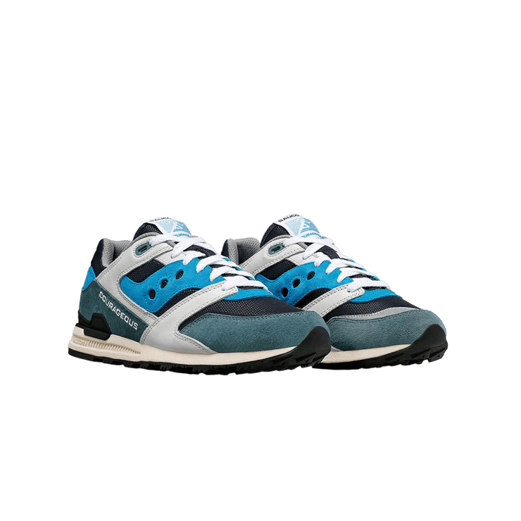 Saucony Courageous OG Grey Royal Angle 0