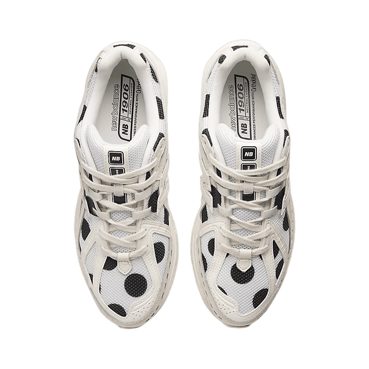New Balance 1906R Polka Dot White Black Angle 1