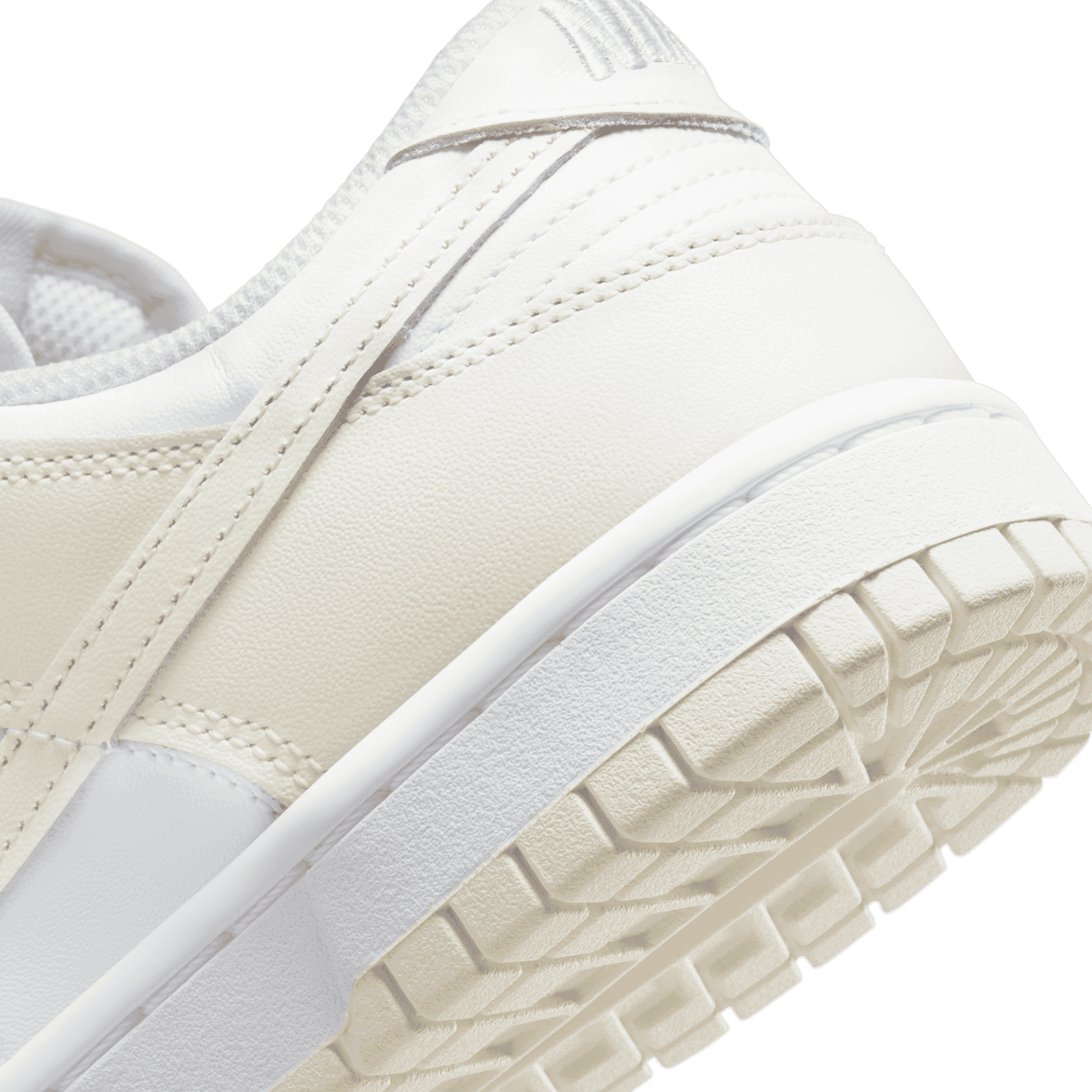 nike dunk low white sail