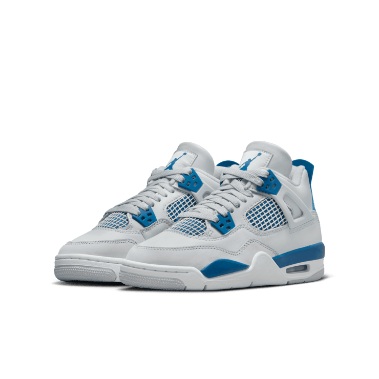 Air Jordan 4 Retro Military Blue (2024) (GS) Angle 2