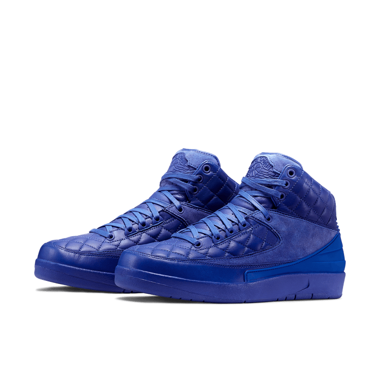 Air Jordan 2 Retro Just Don Bright Blue Angle 2