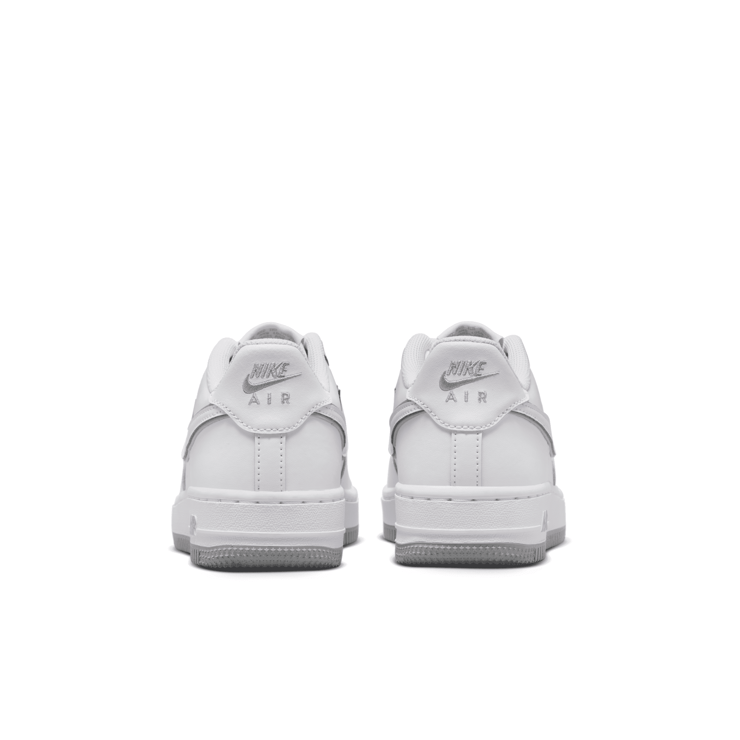 Nike Air Force 1 'White Wolf Grey' (GS) Angle 4