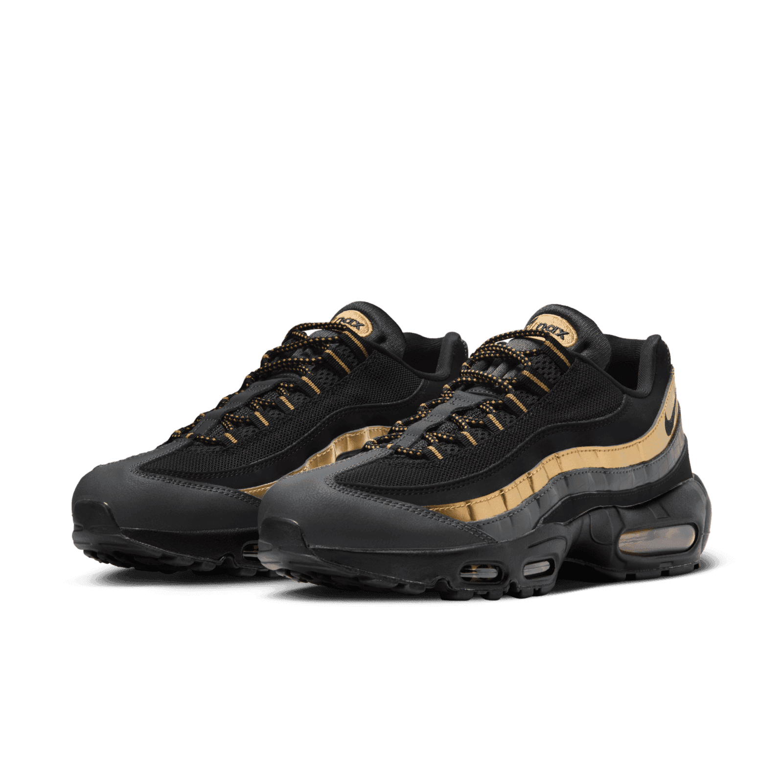 nike air max 95 womens black and gold