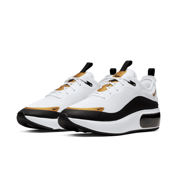 Nike Air Max Dia 'White Black Gold' (W) Angle 5