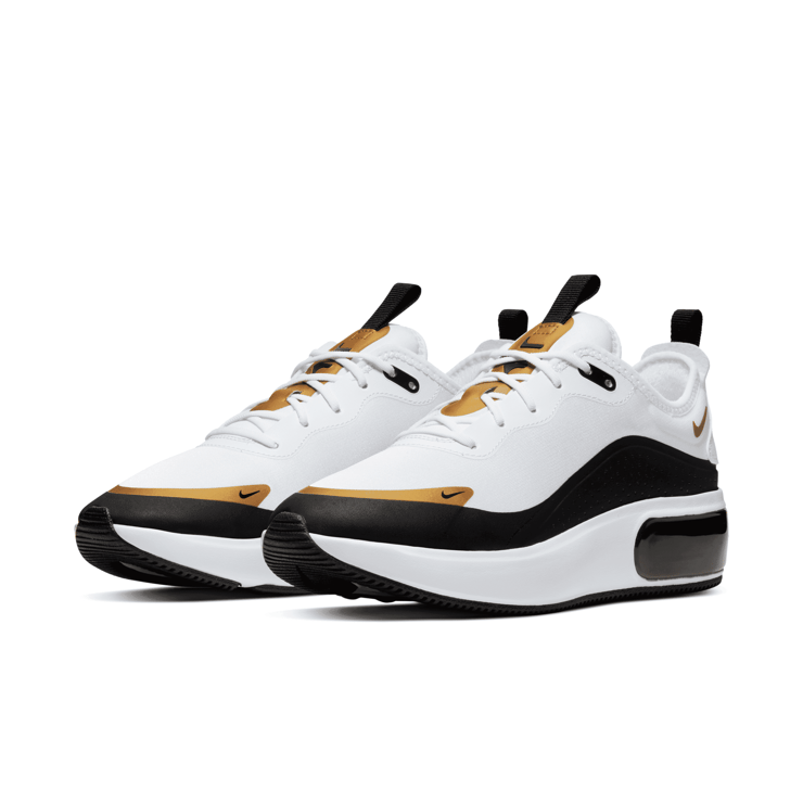 Nike Air Max Dia 'White Black Gold' (W) Angle 6