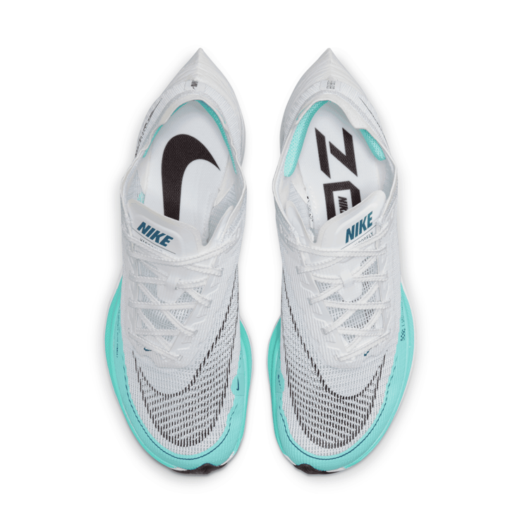 Nike ZoomX Vaporfly Next% 2 'White Aurora Green' (W) Angle 2