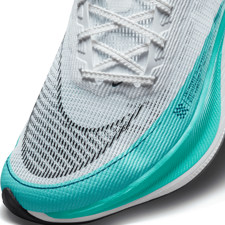Nike ZoomX Vaporfly Next% 2 'White Aurora Green' (W) Angle 5