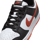 Nike Dunk Low White Dragon Red Black Angle 4