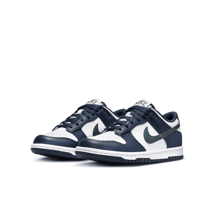 Nike Dunk Low 'Obsidian Vintage Green' (GS) Angle 3