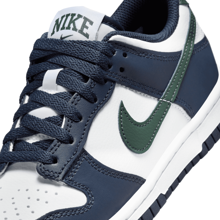 Nike Dunk Low 'Obsidian Vintage Green' (GS) Angle 5