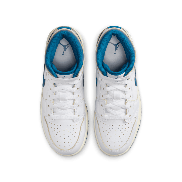 Air Jordan 1 Mid SE Industrial Blue (GS) Angle 1