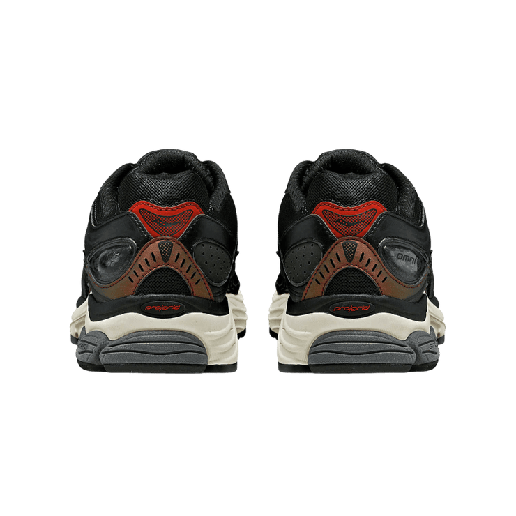 Saucony ProGrid Omni 9 Disrupt Silver Brown Angle 2