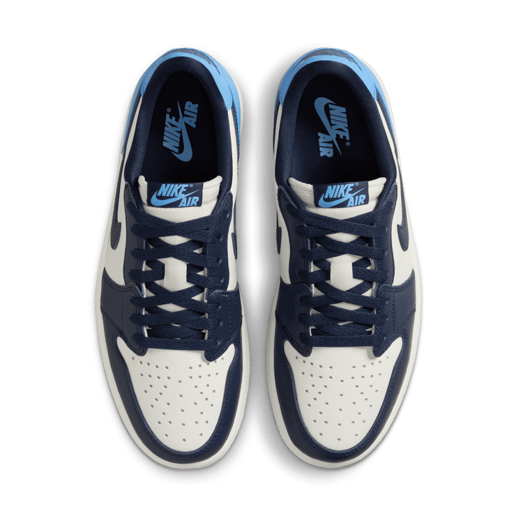 Air Jordan 1 Retro Low OG Obsidian UNC Angle 1