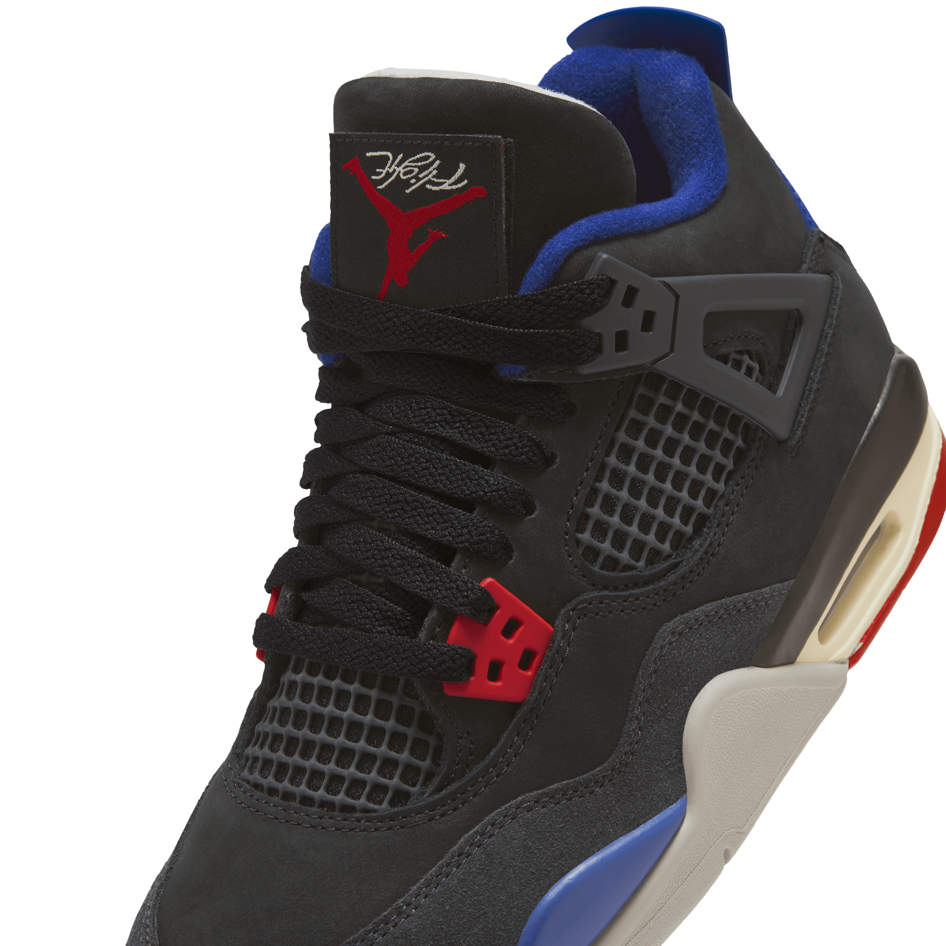 black and blue retro 4s