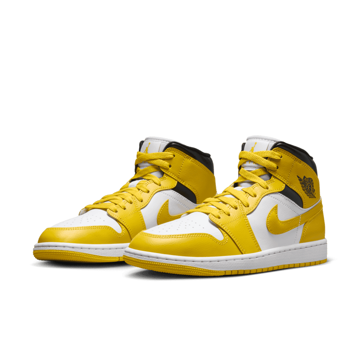 Air Jordan 1 Mid Vivid Sulfur (W) Angle 2