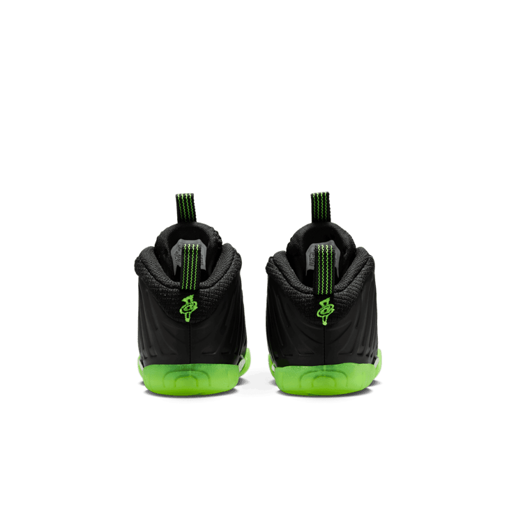 Nike Little Posite One Black Volt (TD) Angle 3
