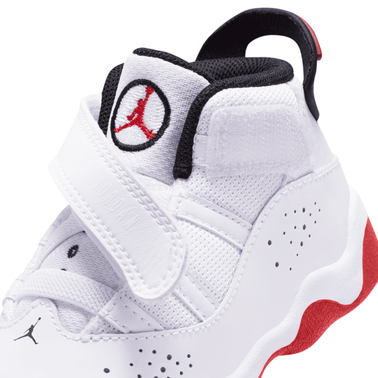 Jordan 6 Rings 'White University Red' (TD) Angle 6