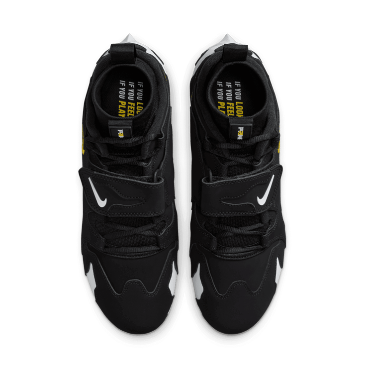 Nike Air DT Max 96 TD Cleat Black Varsity Maize Angle 1