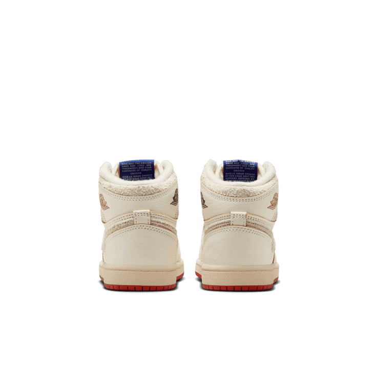 Air Jordan 1 Retro High OG Sail Cinnabar (PS) Angle 3