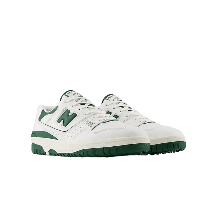 New Balance 550 Golf SL White Green Angle 2