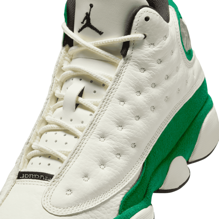 Air Jordan 13 Retro Sail Pine Green (GS) Angle 4