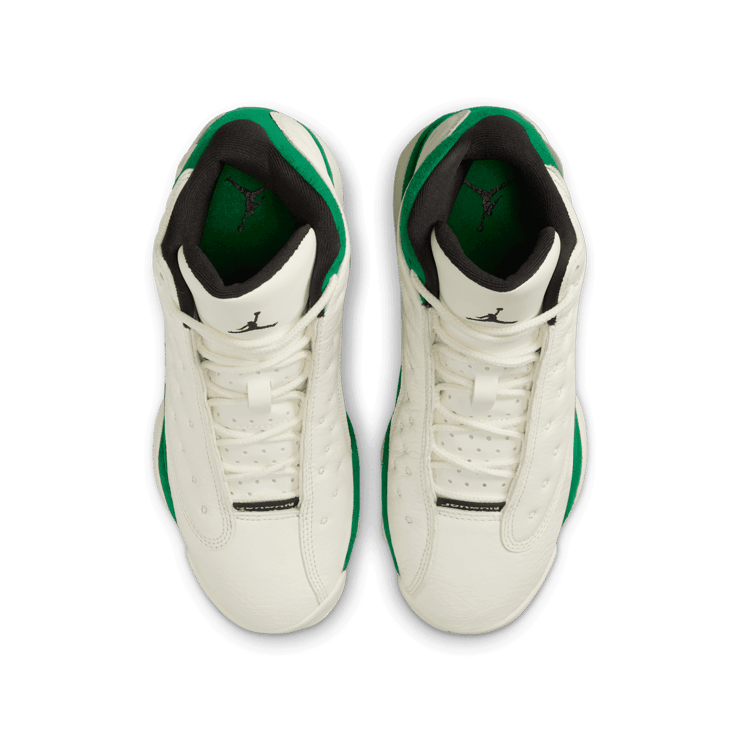 Air Jordan 13 Retro Sail Pine Green (GS) Angle 1