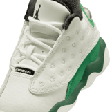 Air Jordan 13 Retro Sail Pine Green (TD) Angle 4