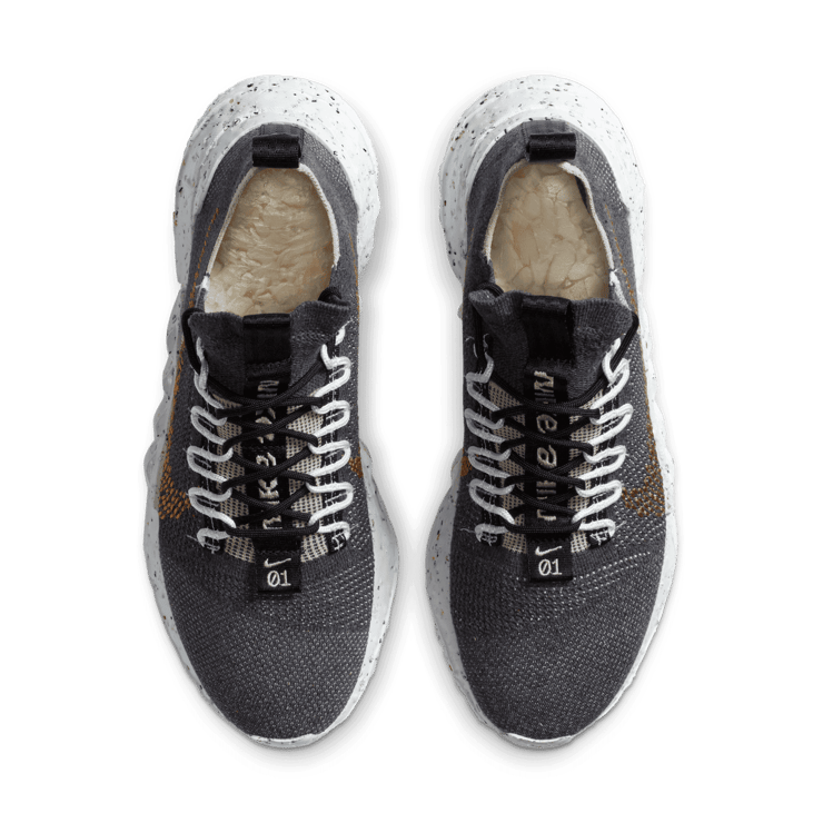 Nike Space Hippie 01 Black Wheat Angle 1