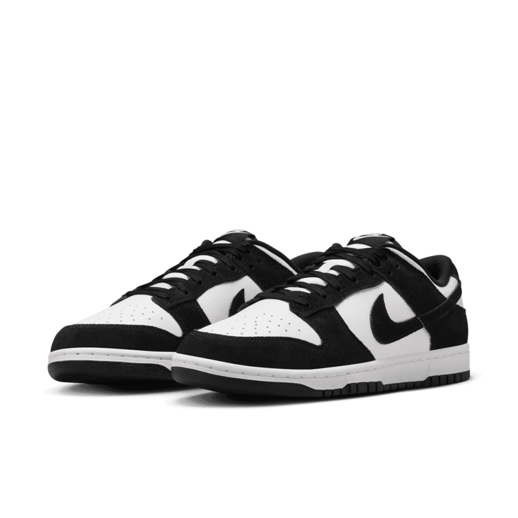 Nike Dunk Low Panda Suede Angle 2