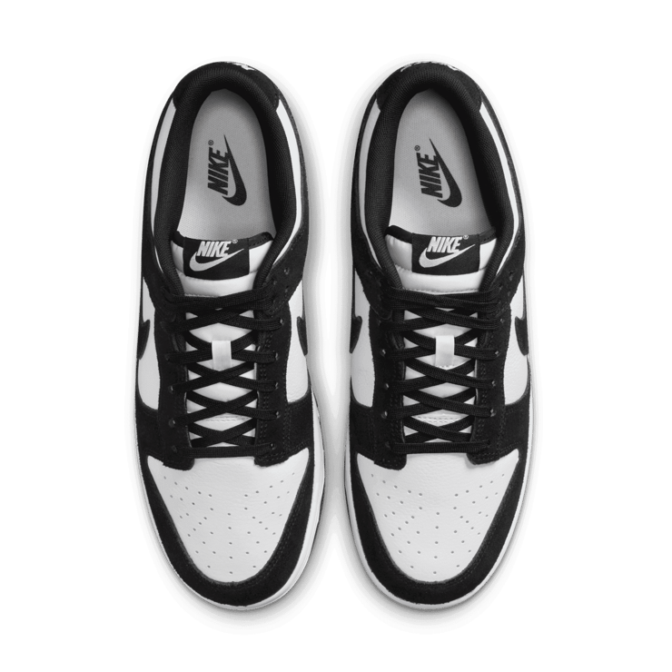 Nike Dunk Low Panda Suede Angle 1