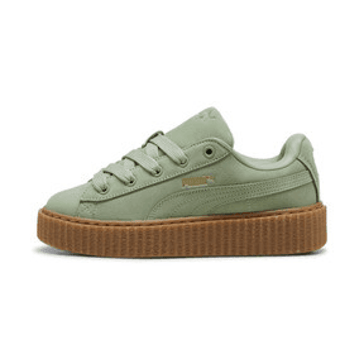 Puma Creeper Phatty Nubuck Fenty Green Fog (GS) Angle 0
