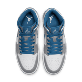 Air Jordan 1 Mid True Blue Angle 1
